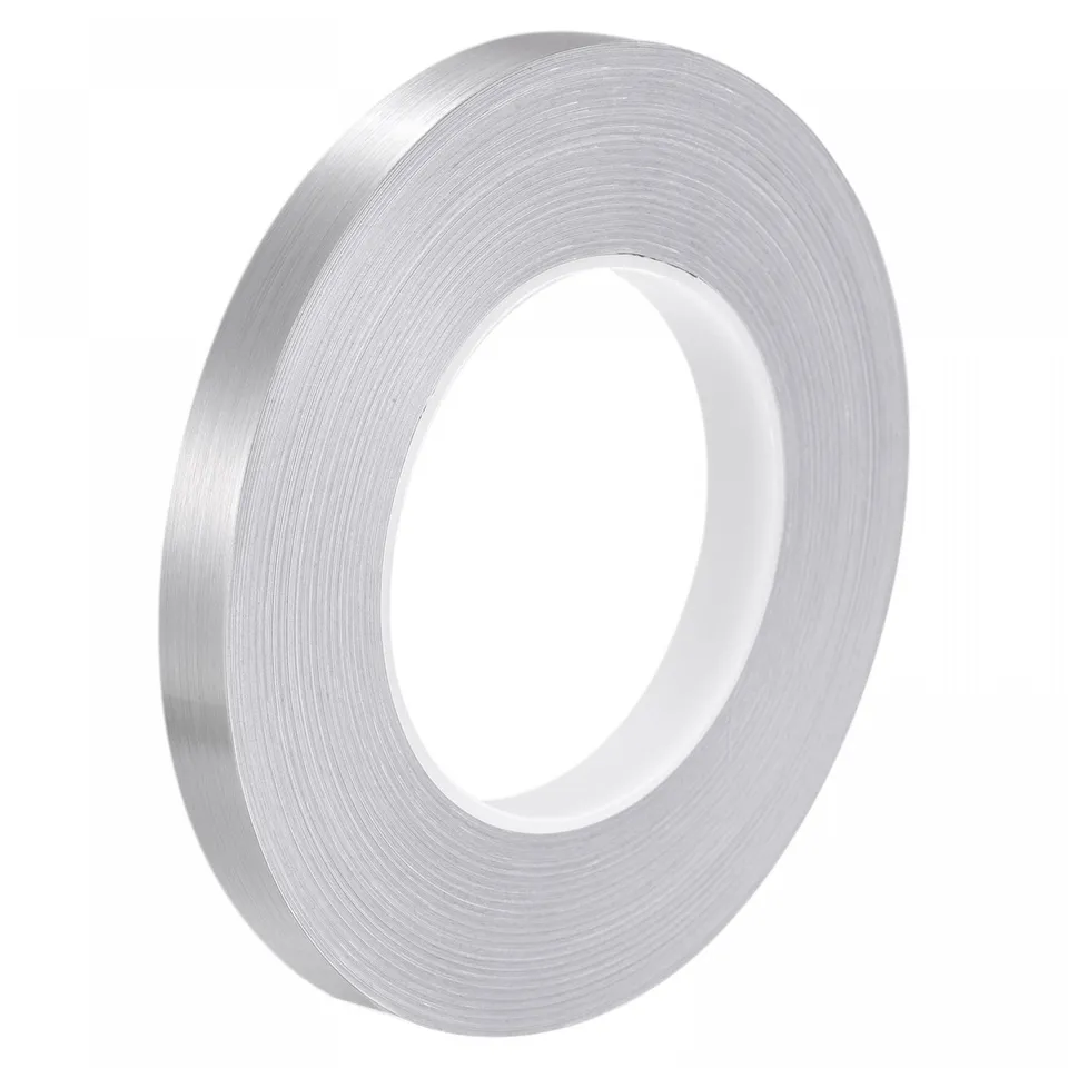 sourcing map Ruban Adhésif Carrelage Argenté 12mm x 50m