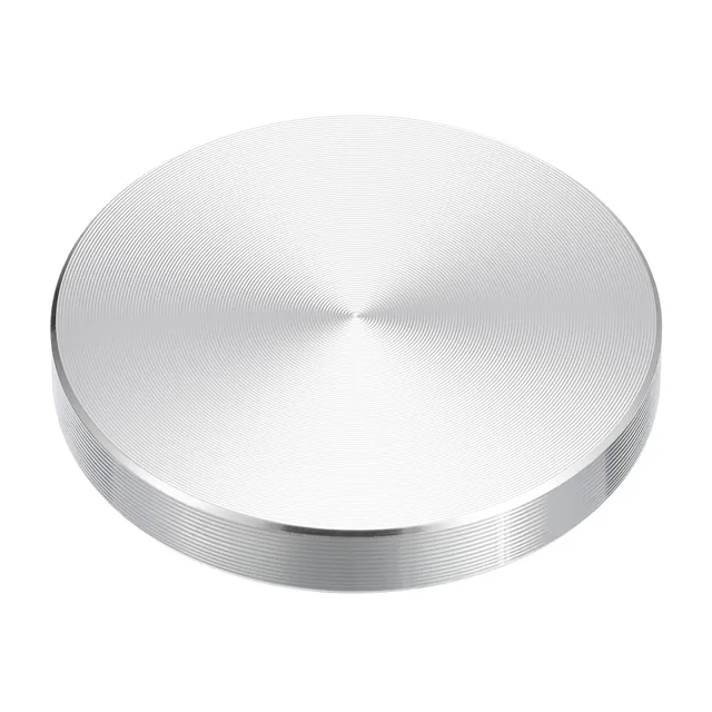 SOURCINGMAP Disque Aluminium Rond Argent 50mm Trou M10