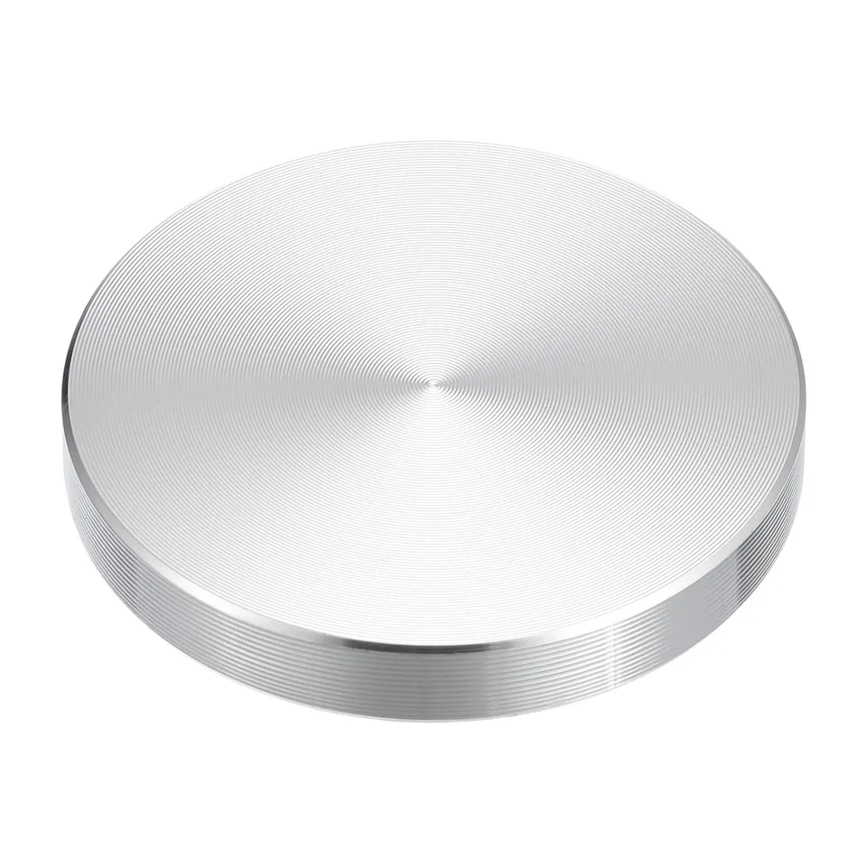 SOURCINGMAP Disque Aluminium Rond Argent 50mm Trou M10