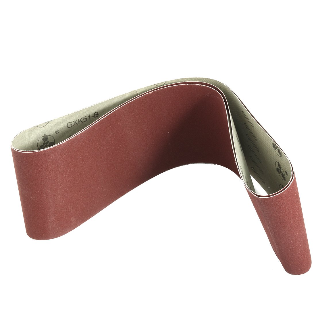 sourcing map bandes abrasives 4x36 grain 120 oxyde 2pcs