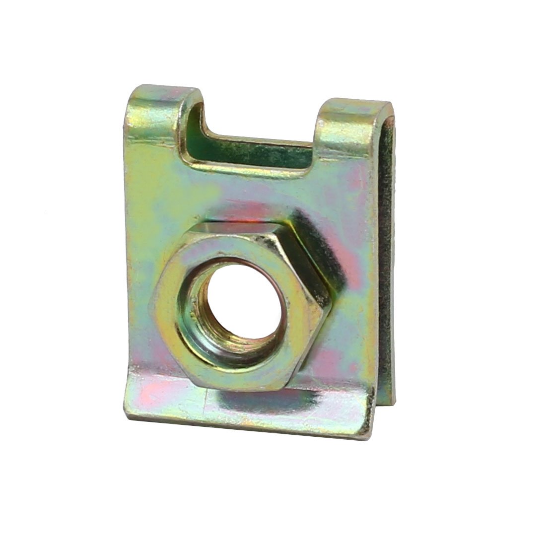 sourcingmap Automotive Écrou U M6 Acier Ressort 20pcs