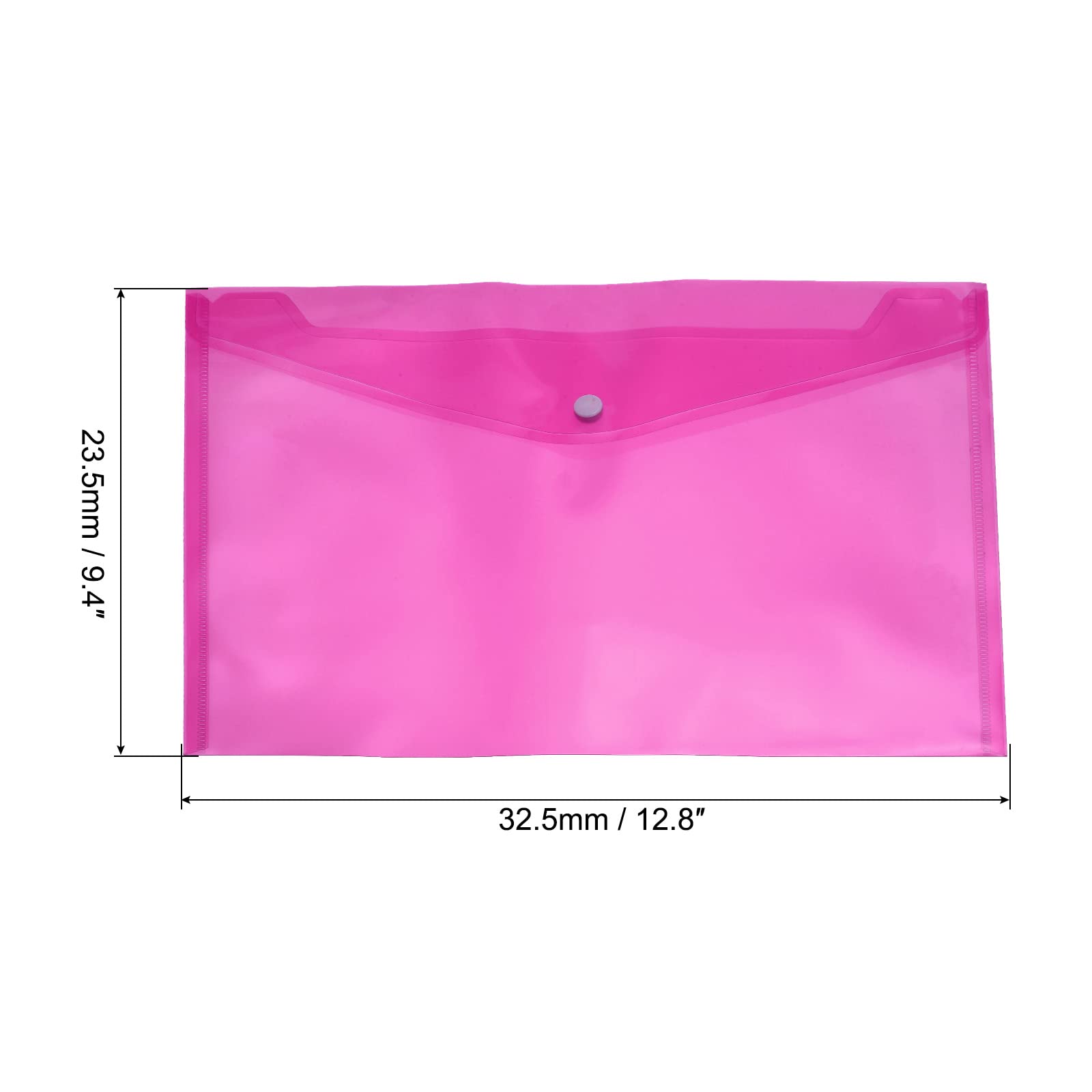 sourcing map chemise A4 rose lot 12 plastique PP