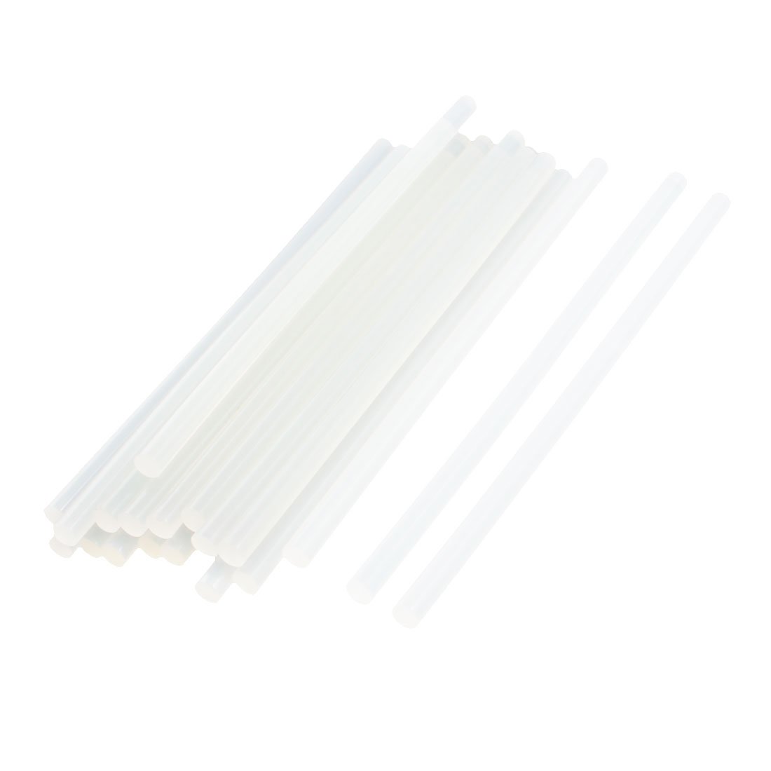 Sourcingmap Home & Garden bâton colle 7x170mm transparent 20 pcs