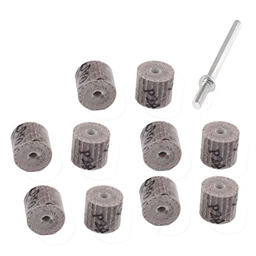 sourcingmap Roue à lamelles 240 grains 10mm lot de 10