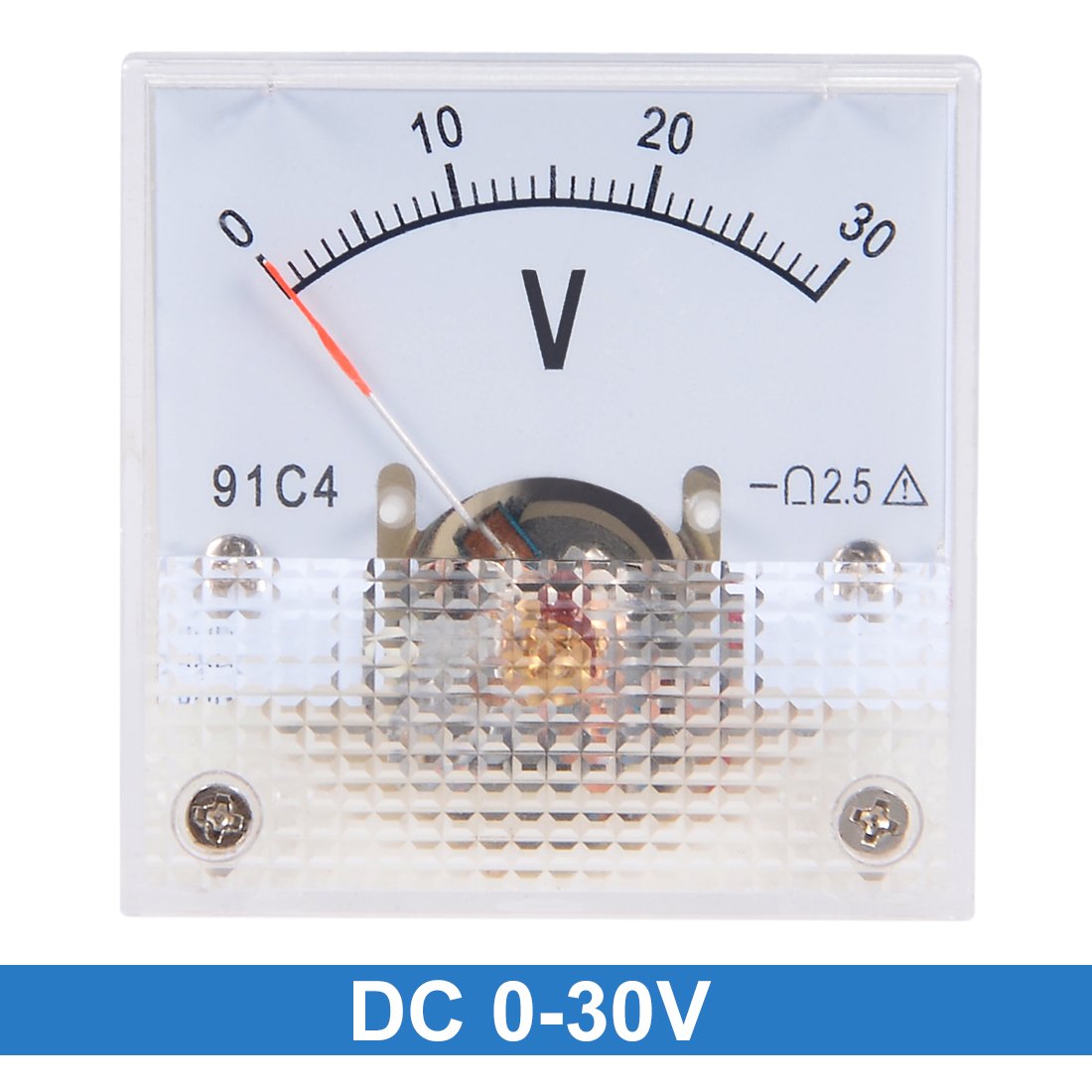 sourcing map 91C4 voltmètre analogique DC 0-30V précision 2,5%