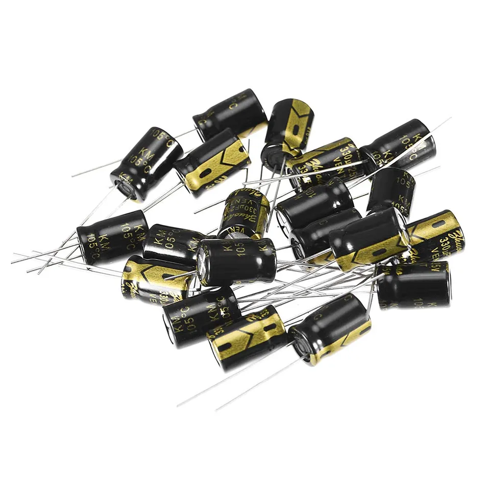 Sourcing Map condensateur électrolytique 330µF 25V lot de 20