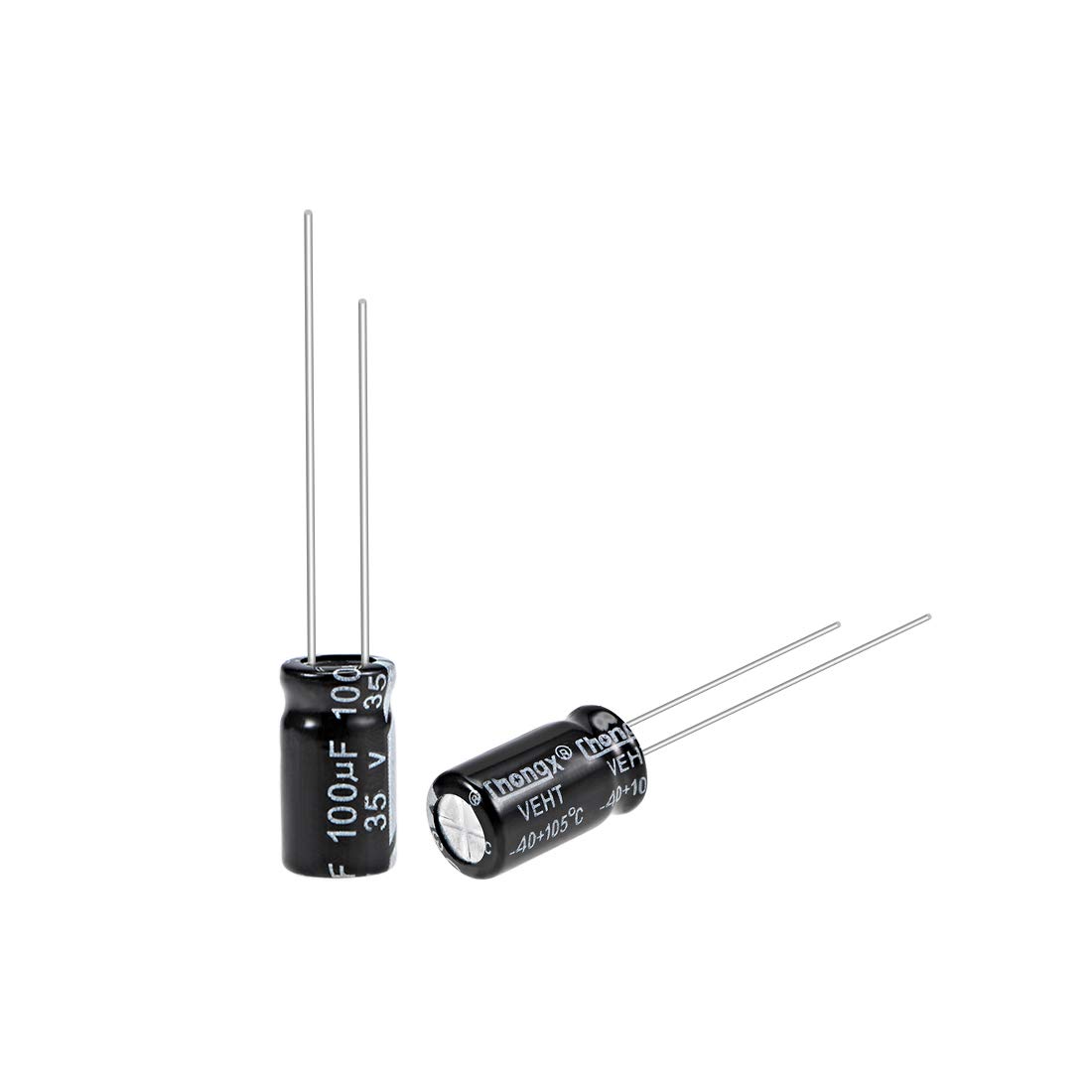 Sourcingmap 100uF 35V condensateur électrolytique alu 100 pièces
