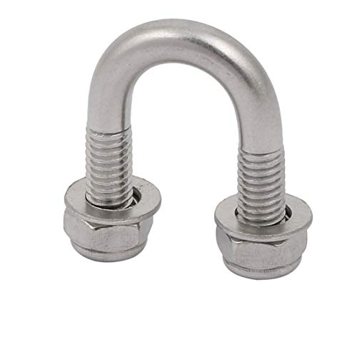 Sourcingmap Industrial boulon U M6 inox 304 tuyau 12mm 10pcs
