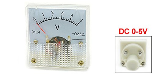 Sourcing Map 91C4 Voltmètre analogique DC 0-5V