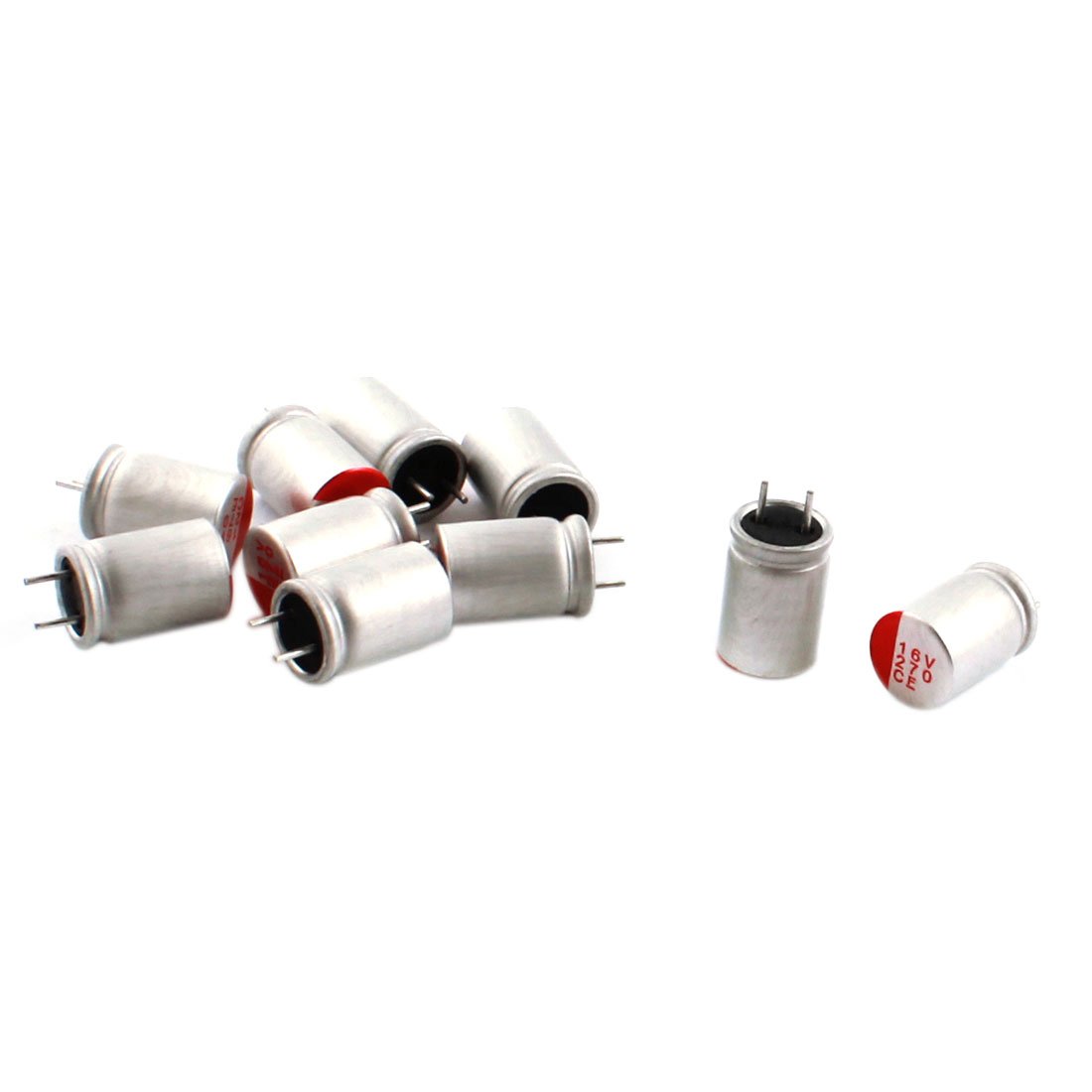 sourcingmap condensateur alu 270uF 16V lot 10 solide