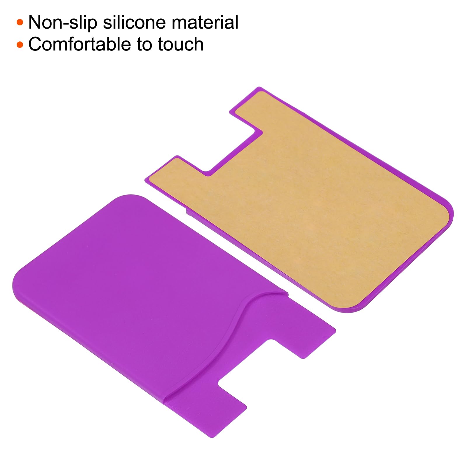 sourcing map Electronics porte-carte téléphone violet lot de 6