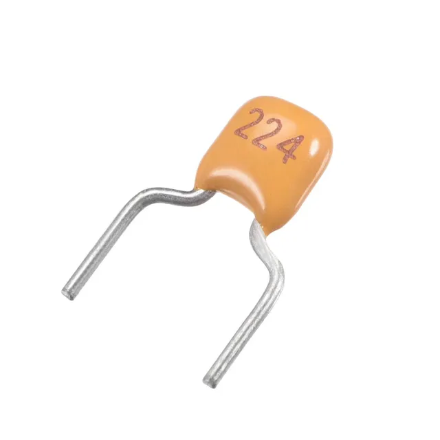 sourcing map Industrial condensateur céramique 0.22uF 50V lot 30 jaune
