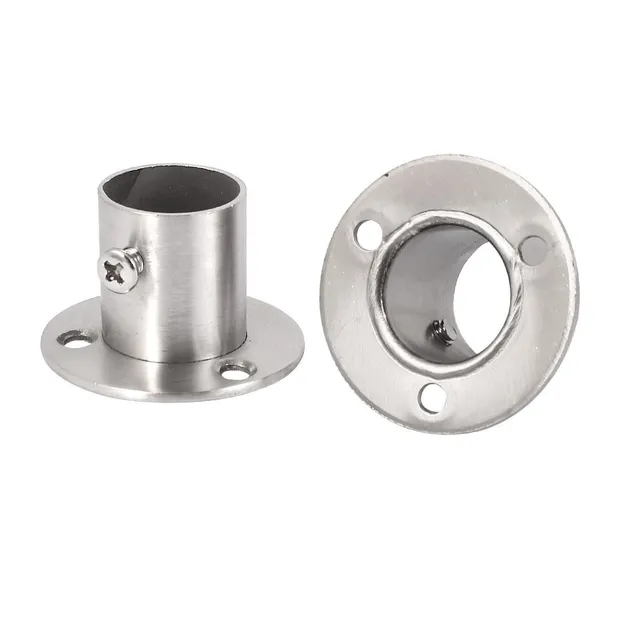 sourcingmap support penderie inox tube 22mm lot 2