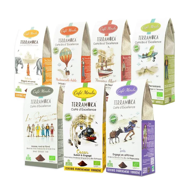 Terramoka La Signature Café Moulu Bio 1,75kg 7 Crus