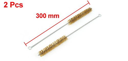 sourcing map brosse tube laiton 20 mm lot de 2