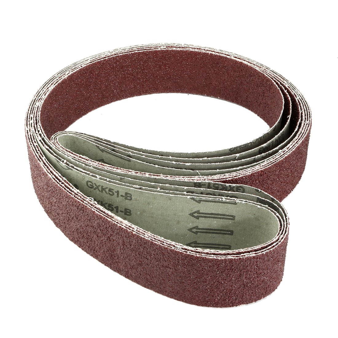 SOURCINGMAP Industrial bande abrasive 2x72 grain 40 oxyde 4pcs