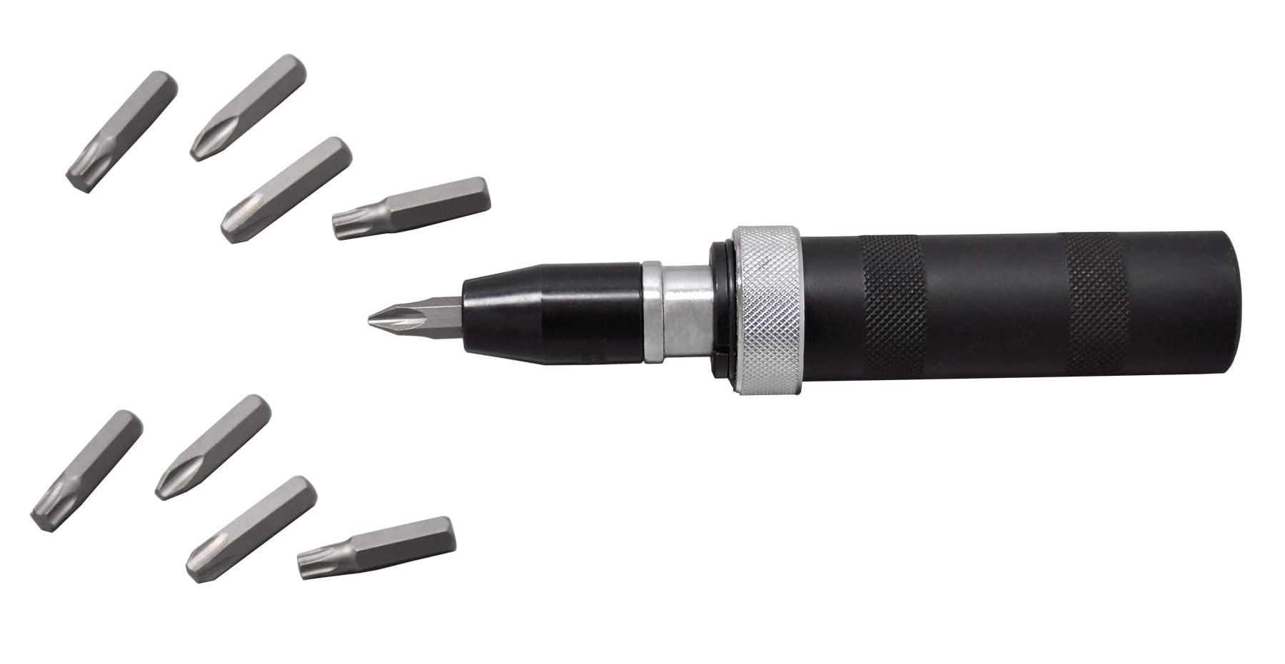 Precision Steel Outillage à main tournevis à frapper 13 embouts