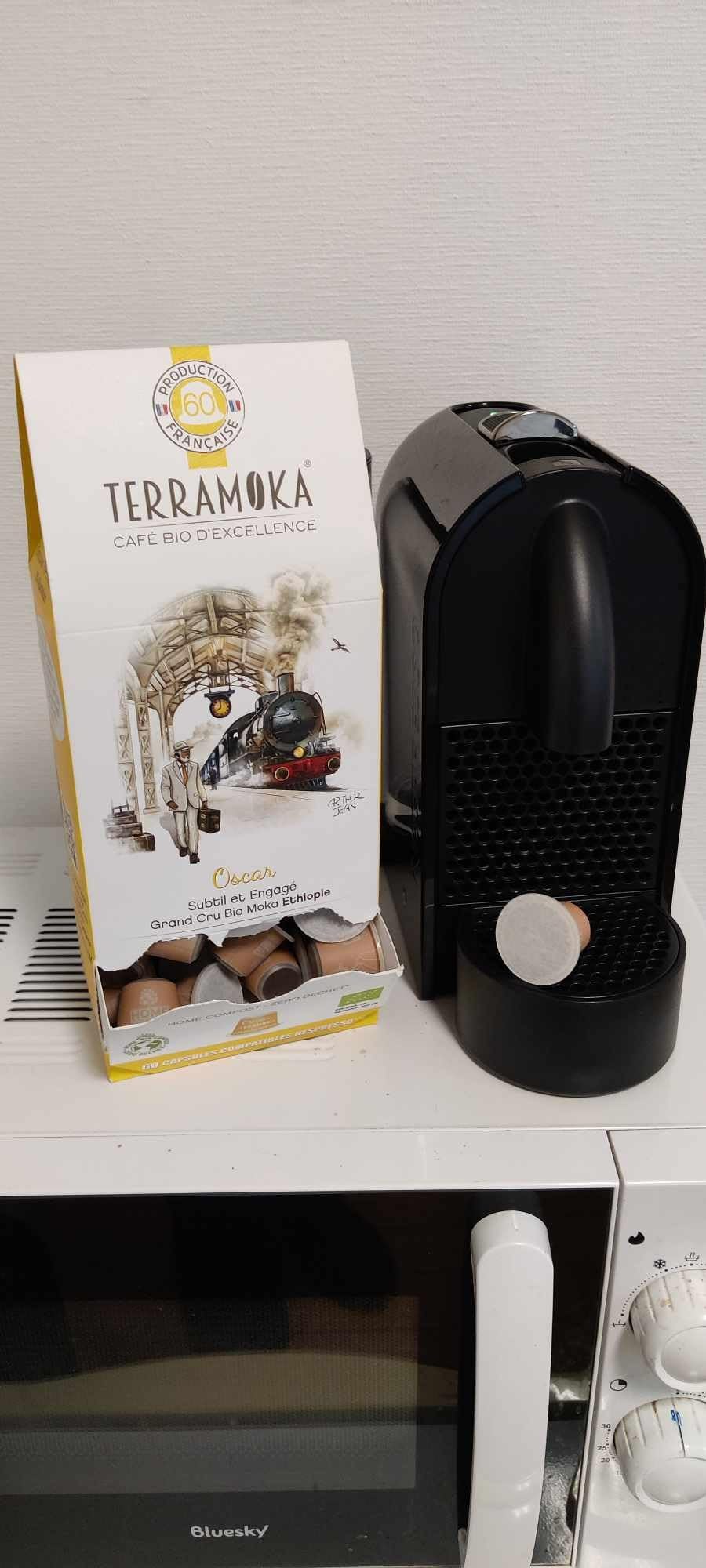 Terramoka Sir Oscar capsules café Éthiopie bio 60 fruité