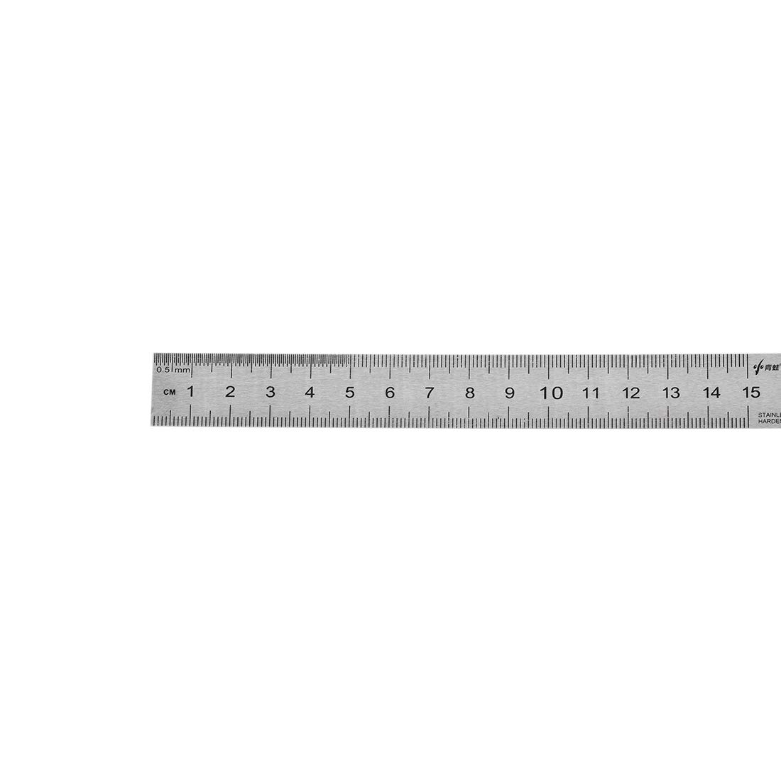 SOURCINGMAP Règle inox 15cm graduée trou suspension lot 5