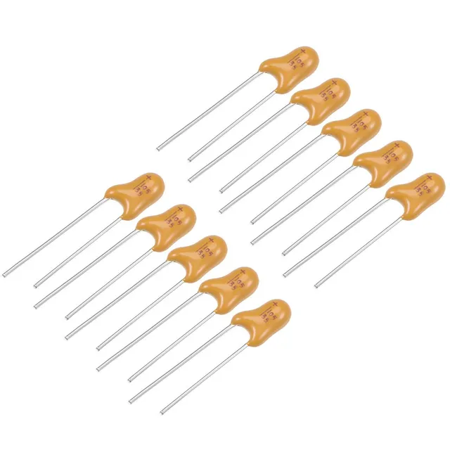 Sourcing Map Industrial condensateur tantale 35V 1uF 10 pcs