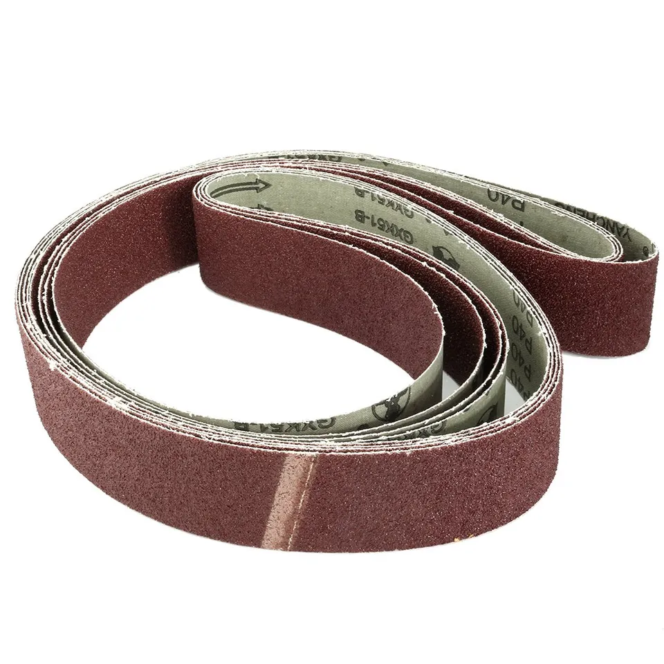 SOURCINGMAP Industrial bande abrasive 2x72 grain 40 oxyde 4pcs