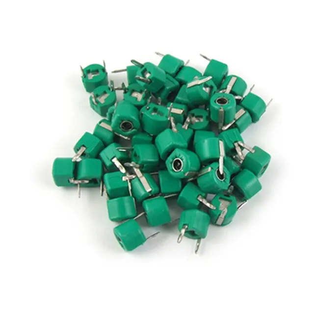 Sourcing Map Condensateur Ajustable 30pF Vert lot 50