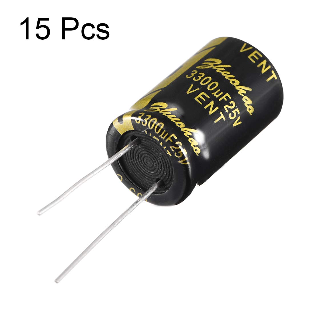 Sourcing Map condensateur électrolytique 3300µF 25V lot de 15