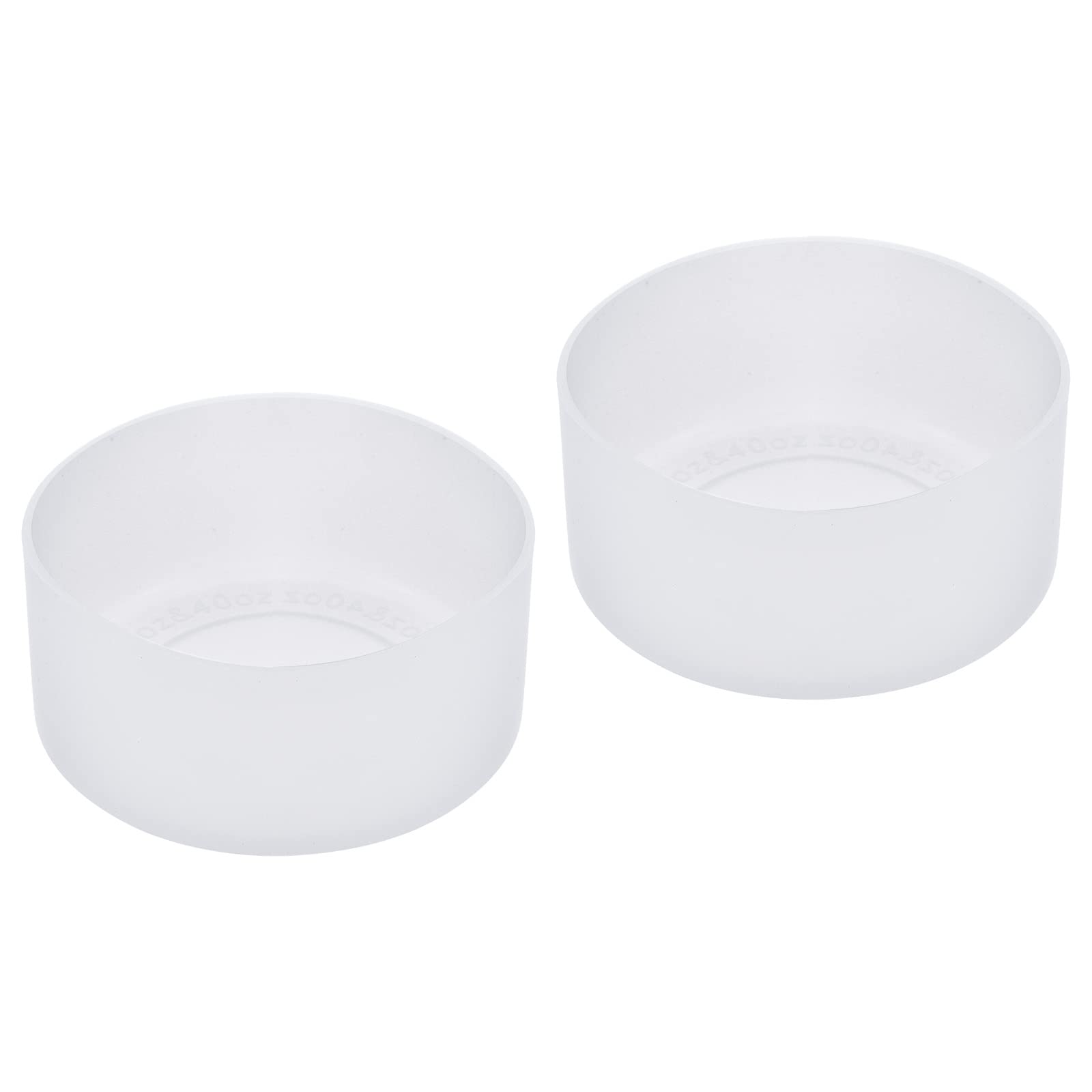 Sourcing Map 2 Protège-bouteille silicone translucide 90mm