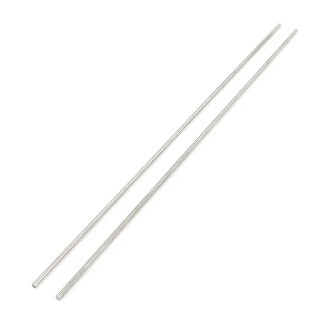 Sourcingmap Tige ronde inox 2 mm 200 mm lot 2
