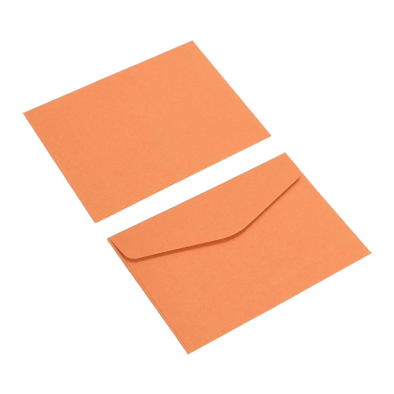 sourcing map Mini Enveloppes orange 60 pcs 8,2x11,5cm