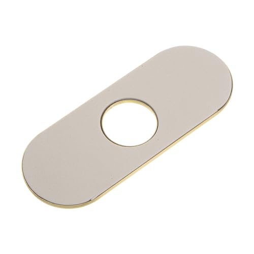 Sourcingmap plaque trou évier or brossé 16 cm