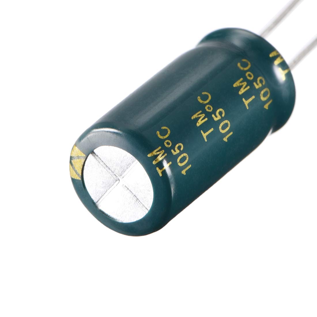 sourcing map Industrial condensateur alu 100UF 25V lot 60 105°C