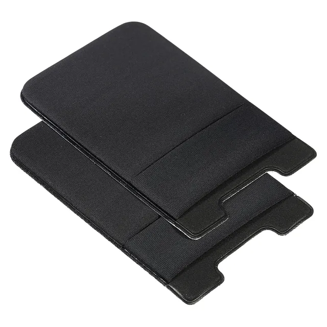 Sourcingmap Office porte-carte double noir x2 extensible