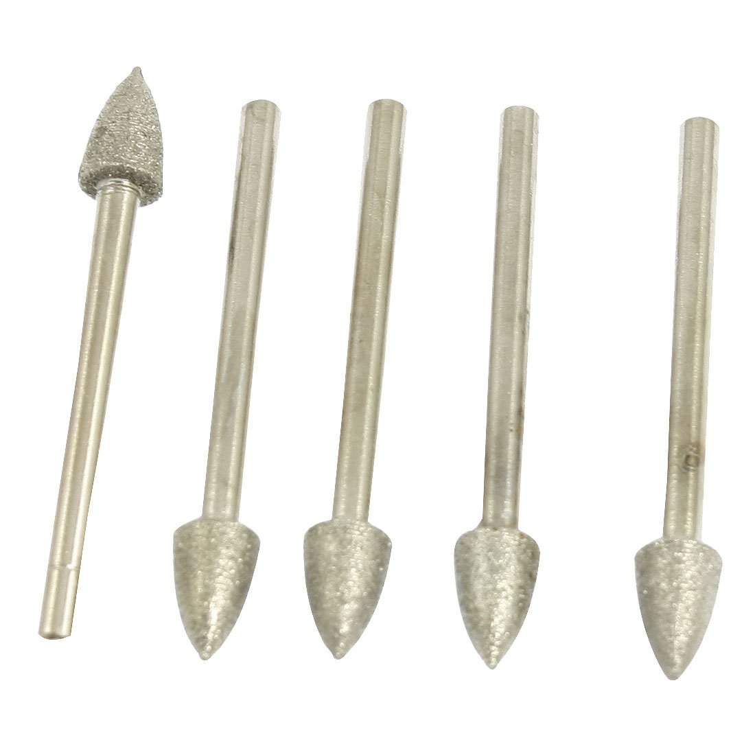 sourcingmap pointe diamantée conique 6 mm tige 3 mm lot 5