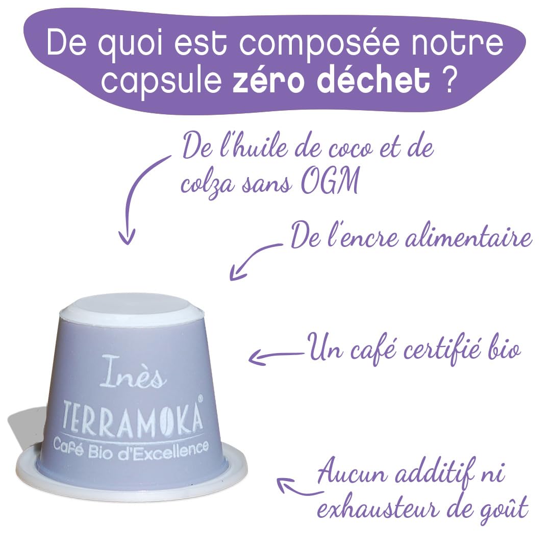 Terramoka Inès Capsule Café Bio Arabica 60 Papouasie