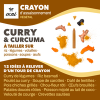 OCNI Coffrets 1 crayon Crayon Épices Curry Curcuma Bio