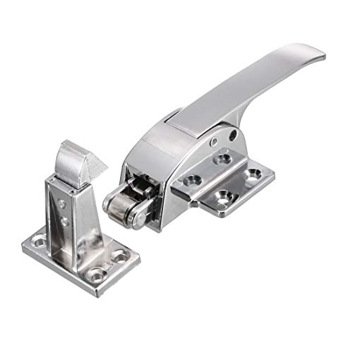 sourcingmap Loquet Poignée Porte Congélateur Zinc Réglable