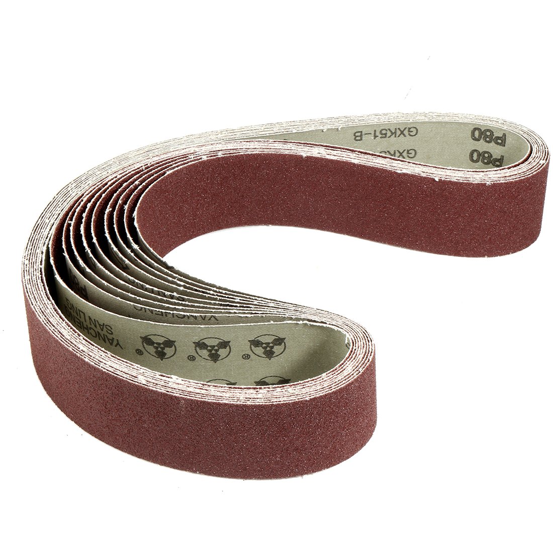 Sourcingmap Industrial bande abrasive 2x72 grain 600 lot 6 oxyde