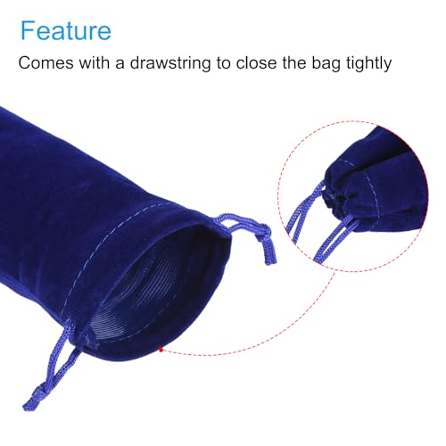 Sourcingmap 18x12cm Pochette Cordon Bleu 5Pcs Microfibre