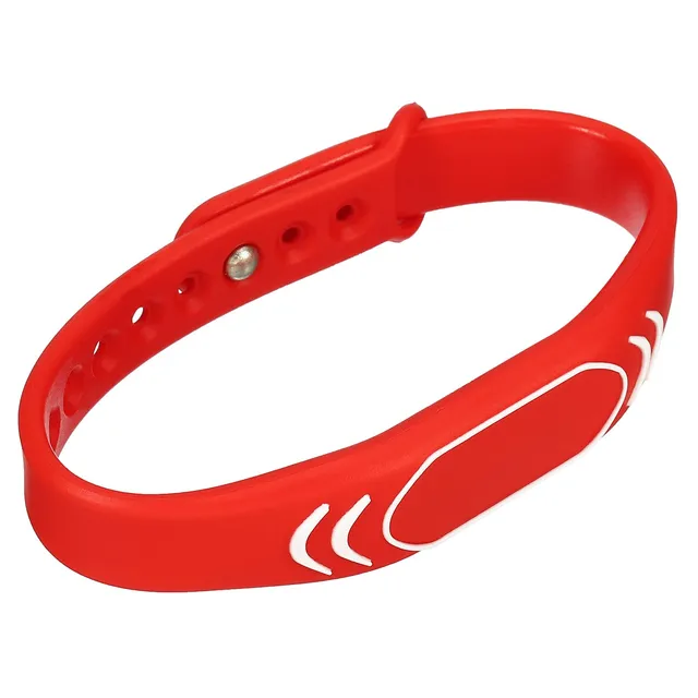 sourcing map TK4100 bracelet RFID rouge 1 pièce 125KHz