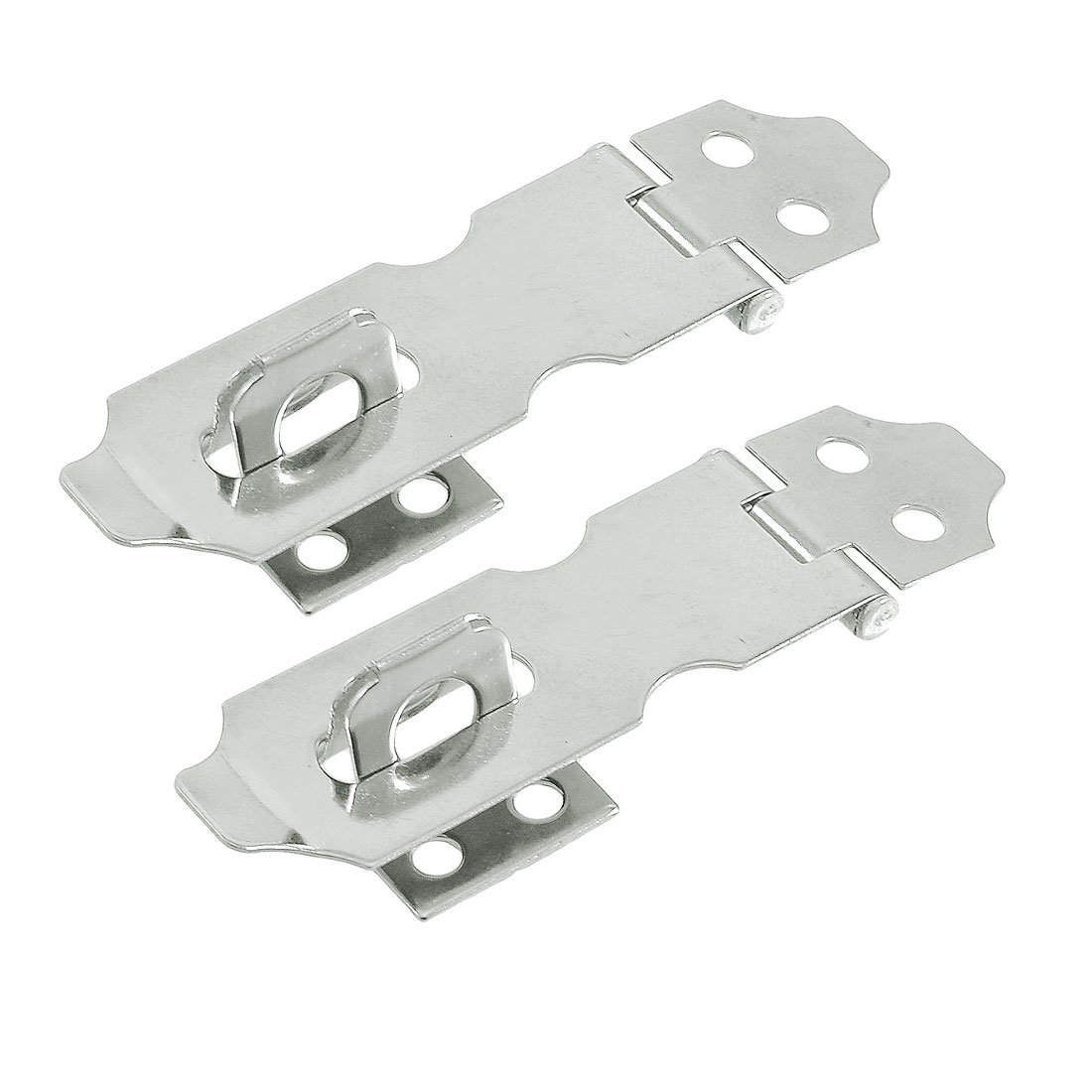 sourcingmap Loquet porte-cadenas inox 5 cm lot de 2