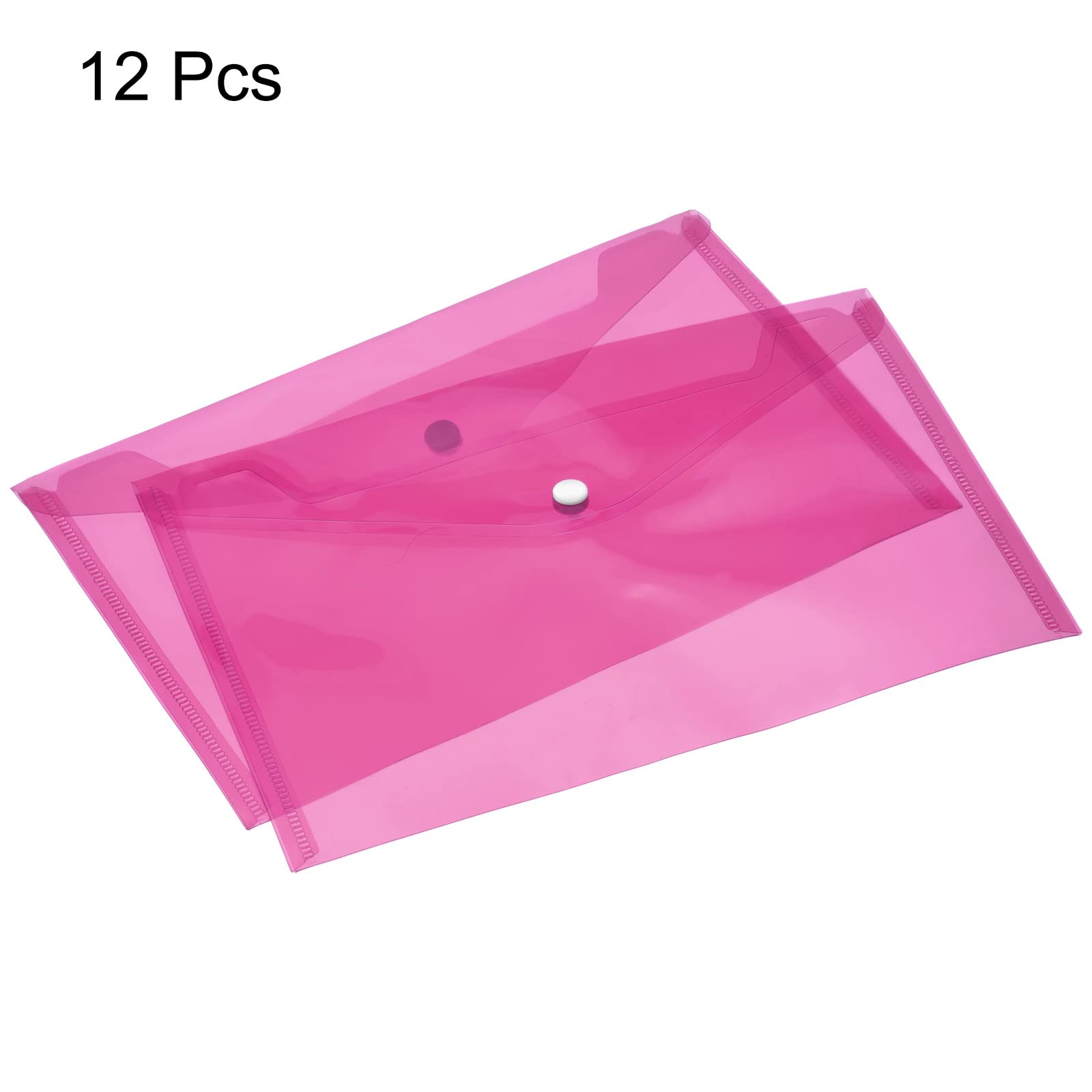 sourcing map chemise A4 rose lot 12 plastique PP