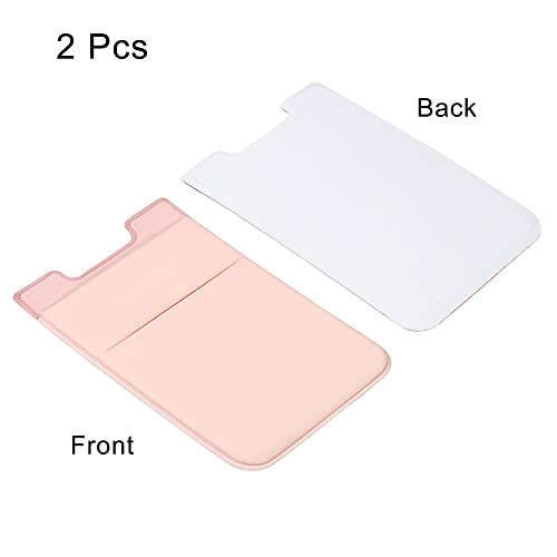 sourcing map porte-carte téléphone double rose lot 2