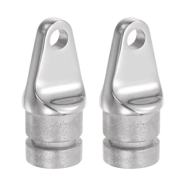 Sourcing Map Embouts Bimini Bateau Inox 22mm 2 Pcs