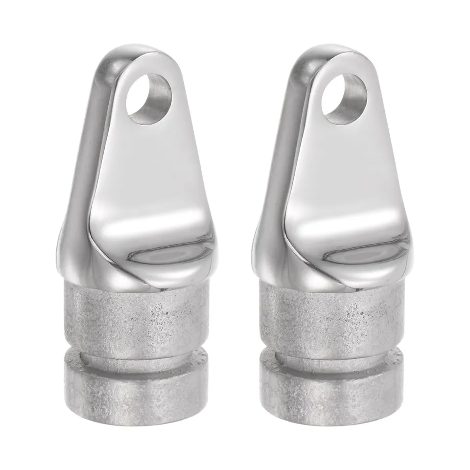 Sourcing Map Embouts Bimini Bateau Inox 22mm 2 Pcs