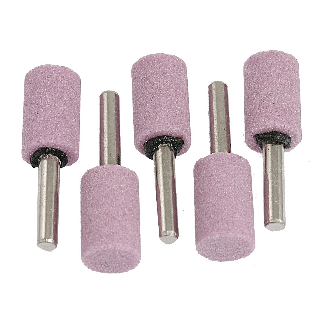 sourcingmap cylindre meule montée 16x25 mm tige 6 mm lot 5