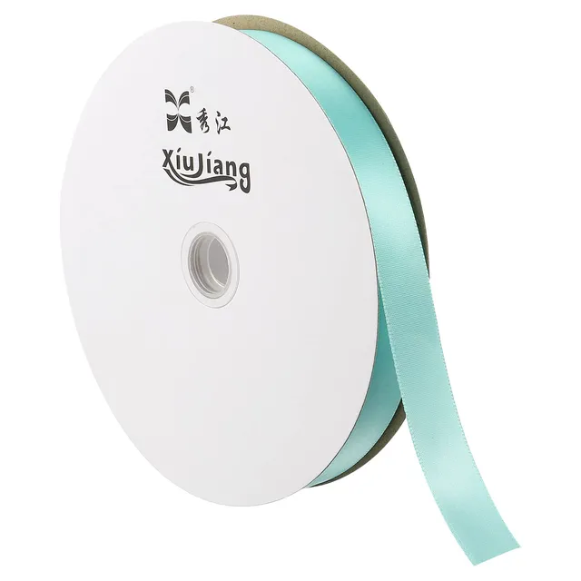 sourcing map Home & Garden ruban satin bleu lac 20mmx91,4m
