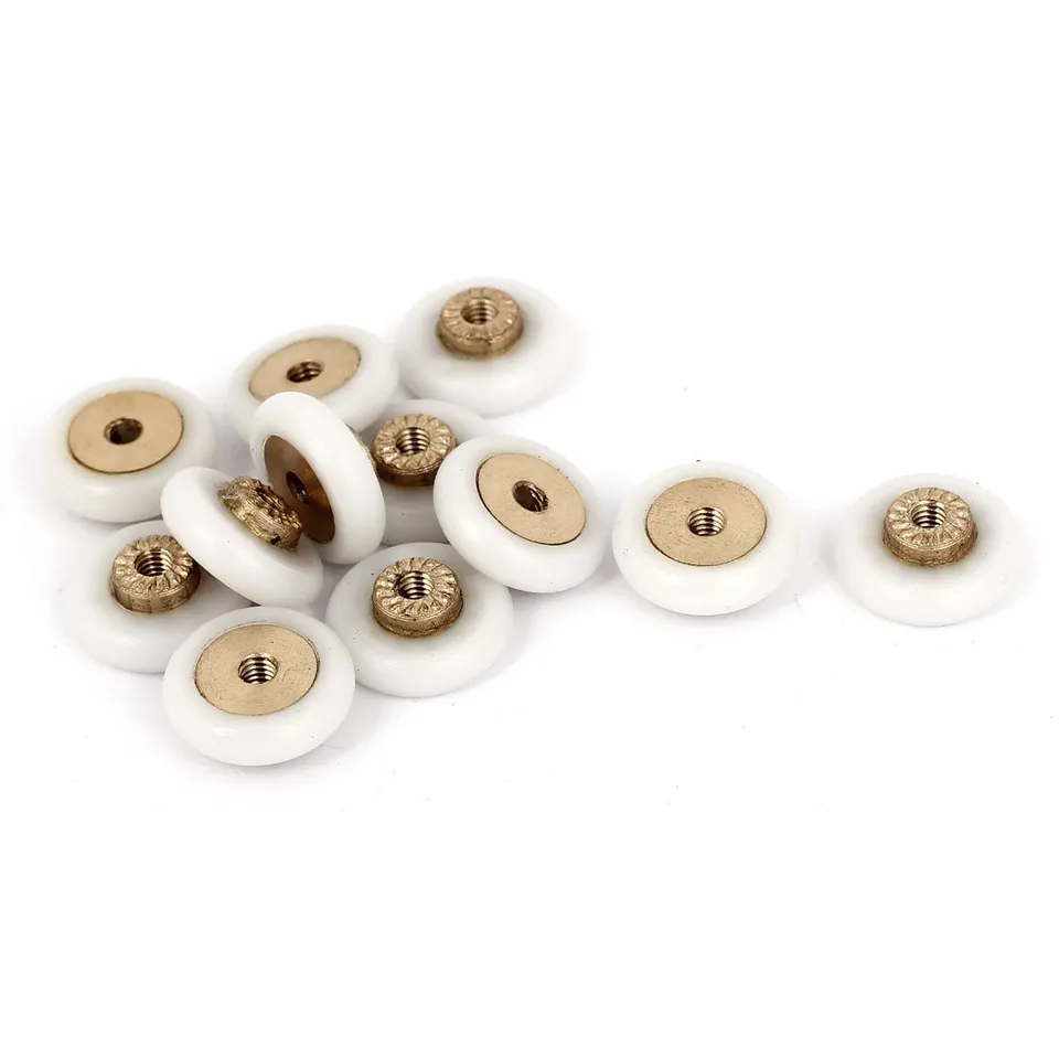sourcing map Industrial roulette porte coulissante 18 mm lot 12