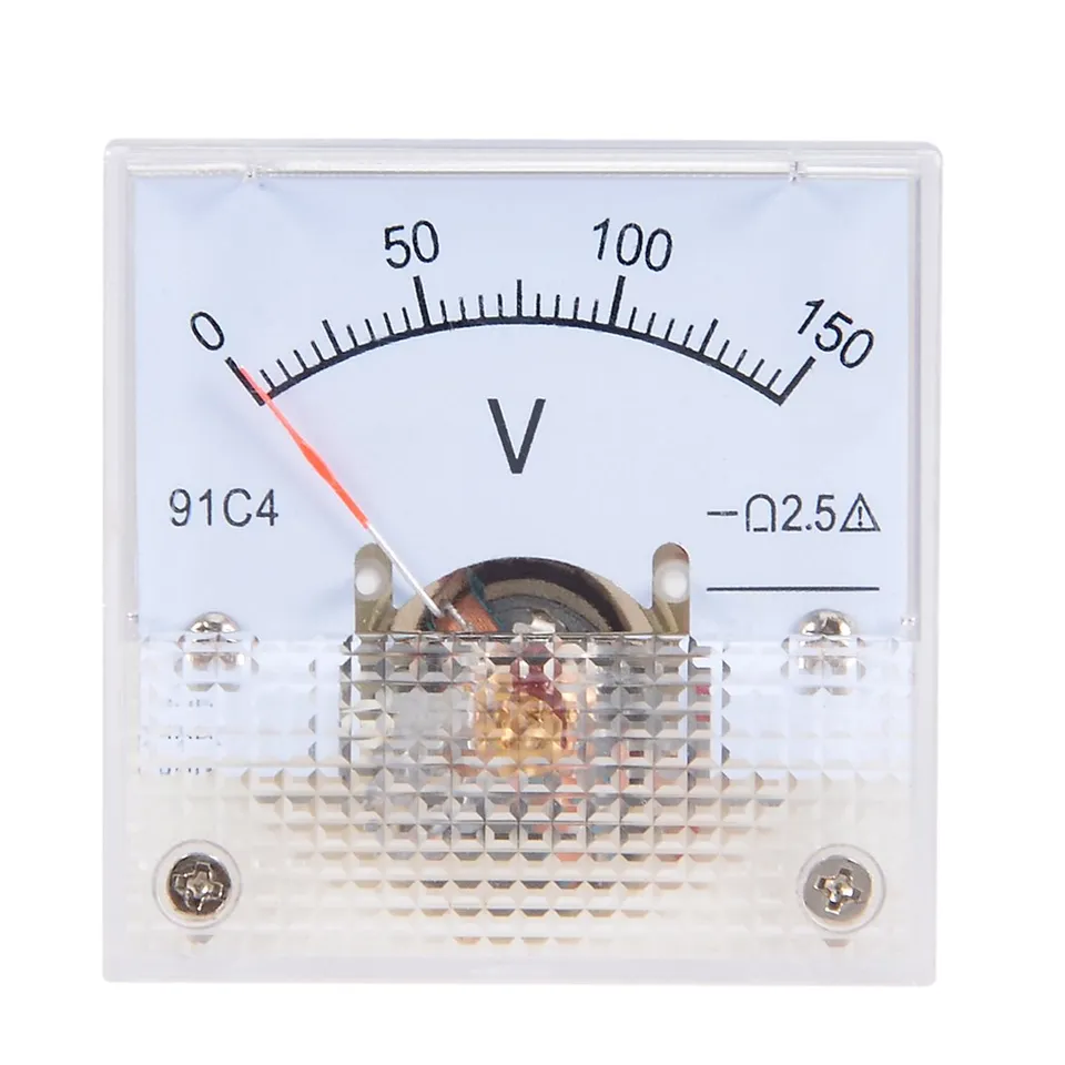 Sourcing Map 91C4 Voltmètre Analogique Panneau DC 0-150V