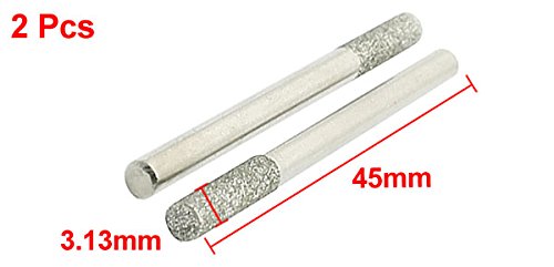 Sourcingmap Industrial Fraise à Meuler Cylindrique 3mm Lot 2